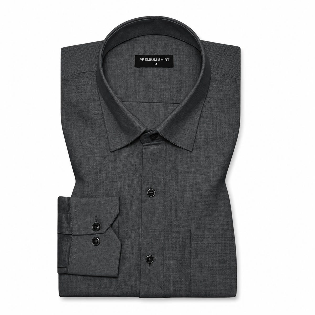 Textured Linen Shirts | Pack of 3 – Grey, Cream & Olive – included shirt 1 of 3
