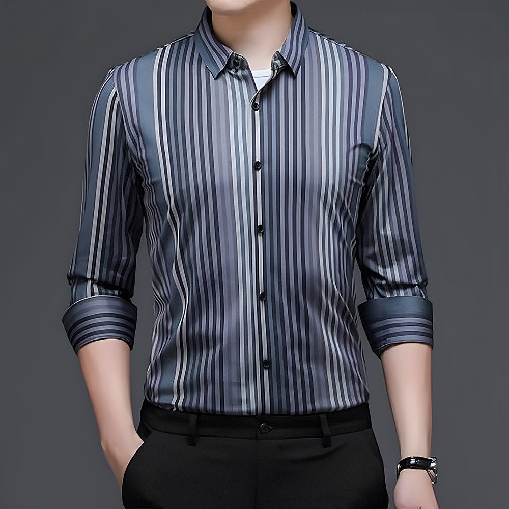 Maroon check shirt